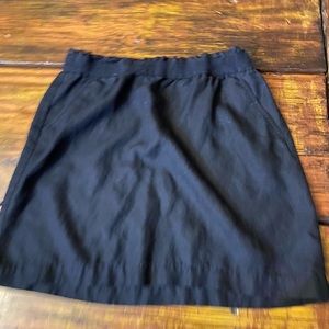 Loft Black high waisted skirt